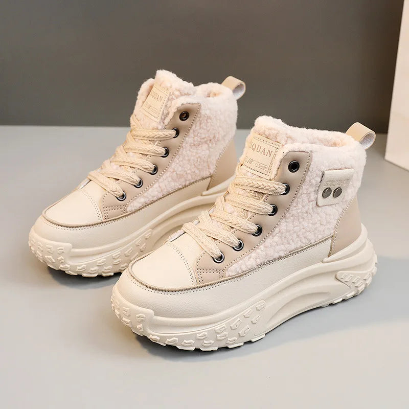 GR | Waterproof Plush Ankle Boots