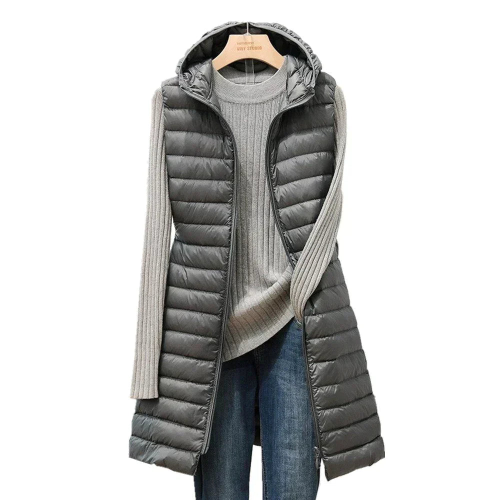 GR | Hooded vest for women