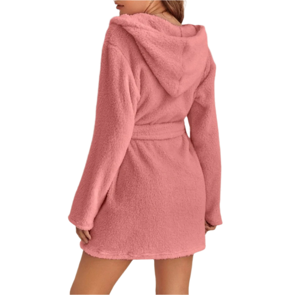 GR | Short Bathrobe for Women in Modern Style