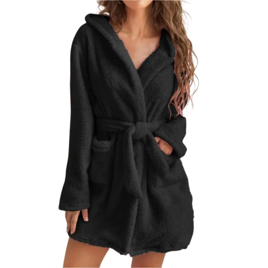 GR | Short Bathrobe for Women in Modern Style