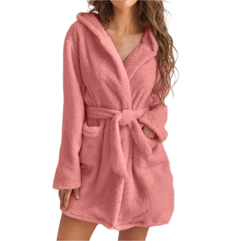 GR | Short Bathrobe for Women in Modern Style