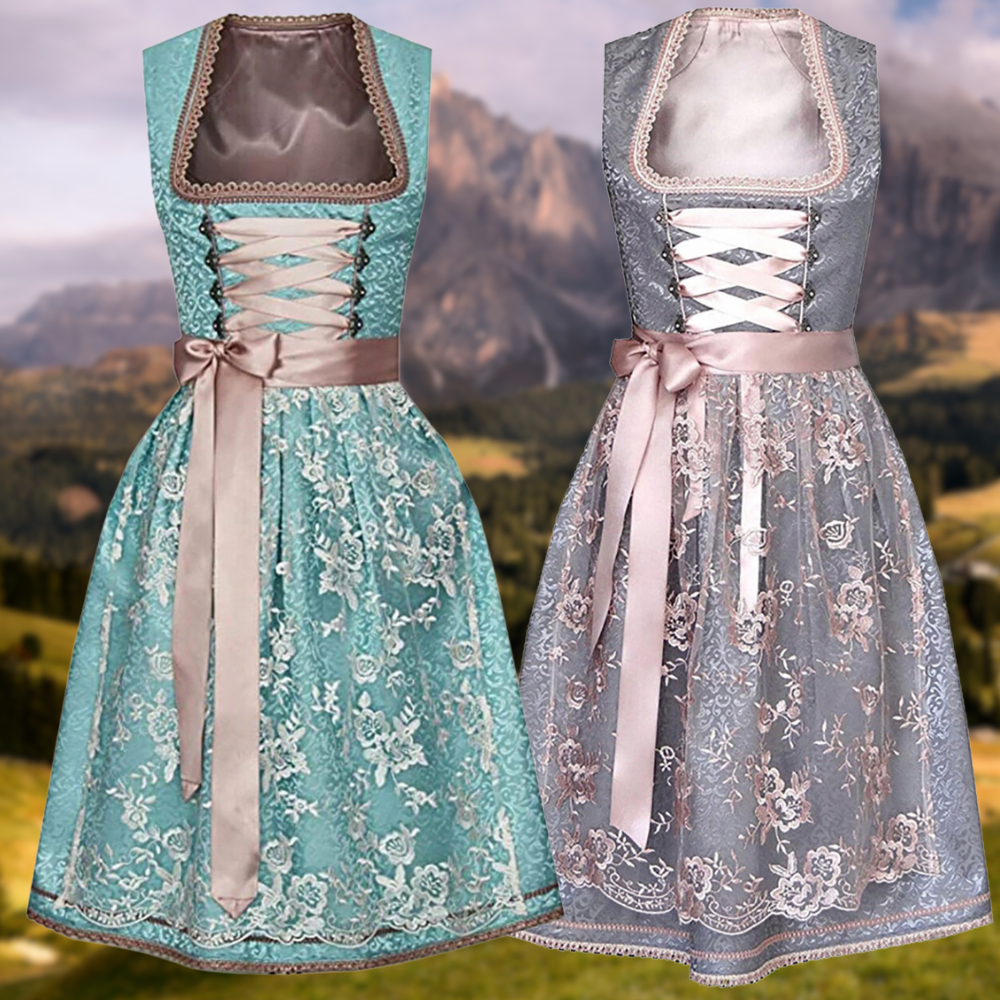 GR | Einzigartiges Traditionelles Frauenkostüm Mit Schürze Und Bluse