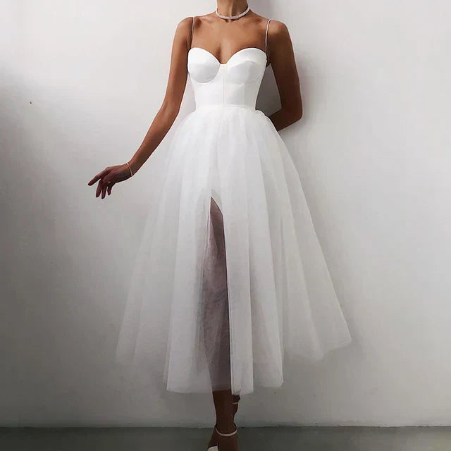 GR | Elegant tulle corset evening dress for women