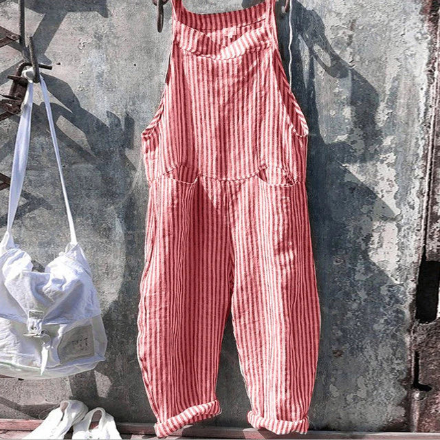 GR | Trendy linen jumpsuit