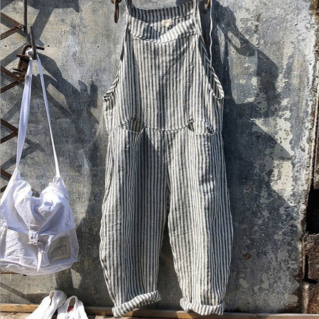 GR | Trendy linen jumpsuit