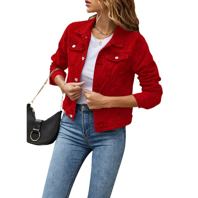 Women's denim-look jacket