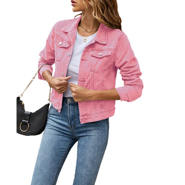 Women's denim-look jacket