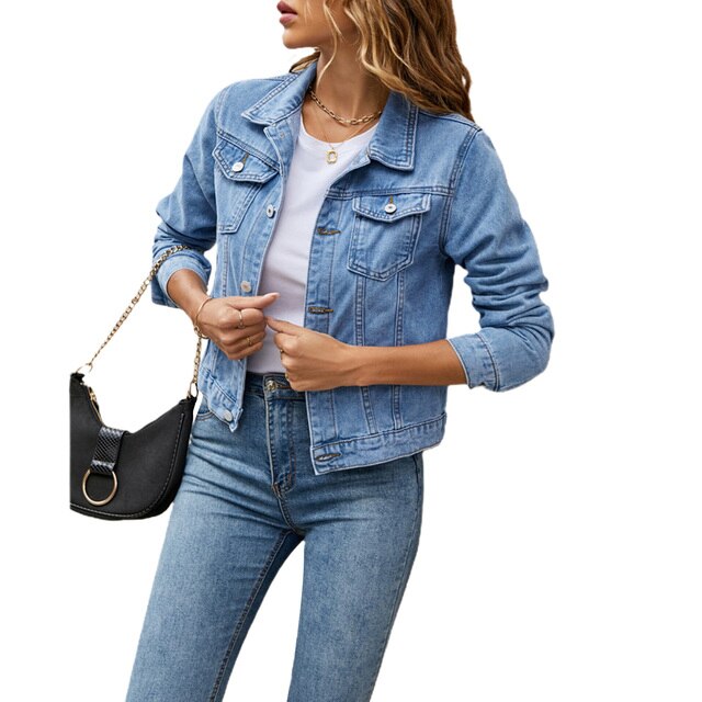 Women's denim-look jacket
