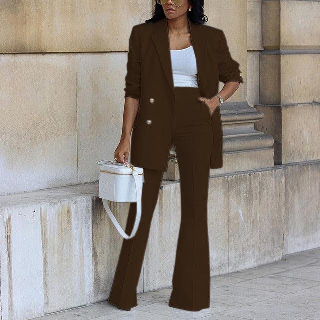 GR | Blazer and Trousers Set for Women