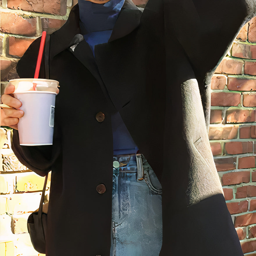 GR | Cashmere Short Trench Coat for Women