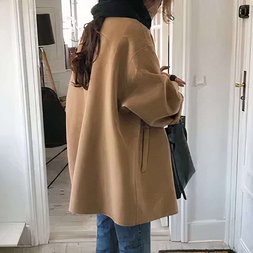 GR | Cashmere Short Trench Coat for Women