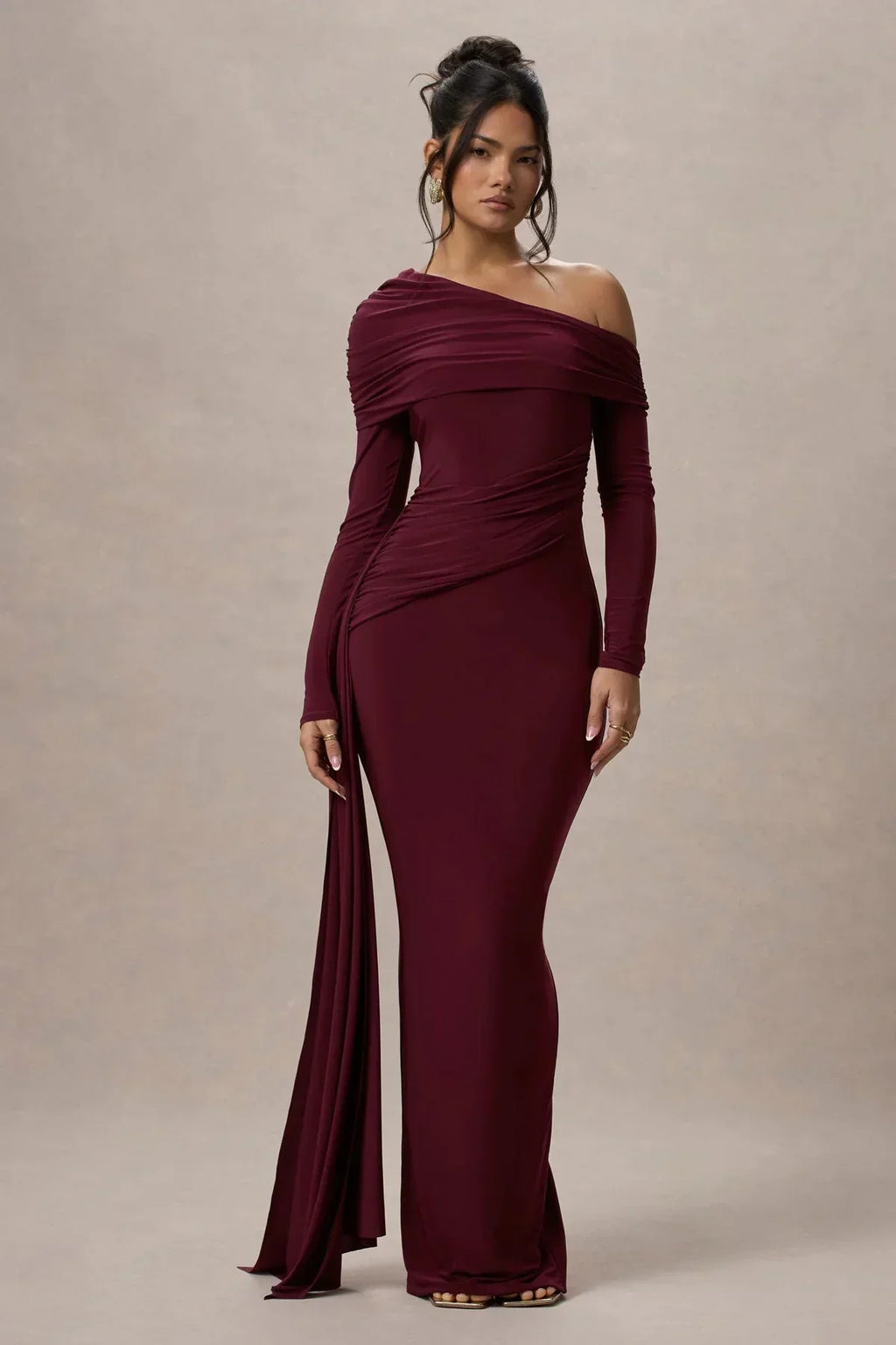GR | Scale Pleated Maxi Dress
