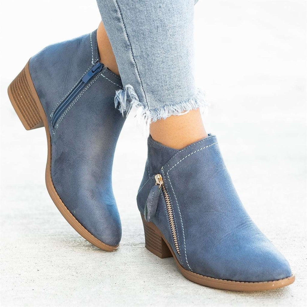 GR - Orthopedic leather boots for women