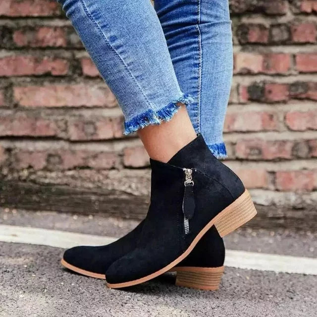 GR - Orthopedic leather boots for women