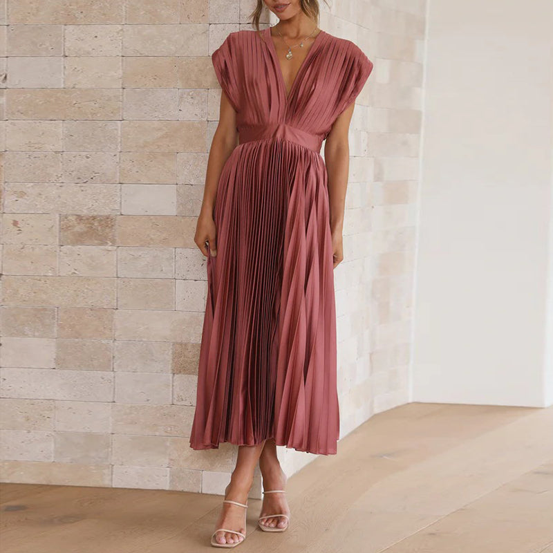 GR - Dress with V-neck