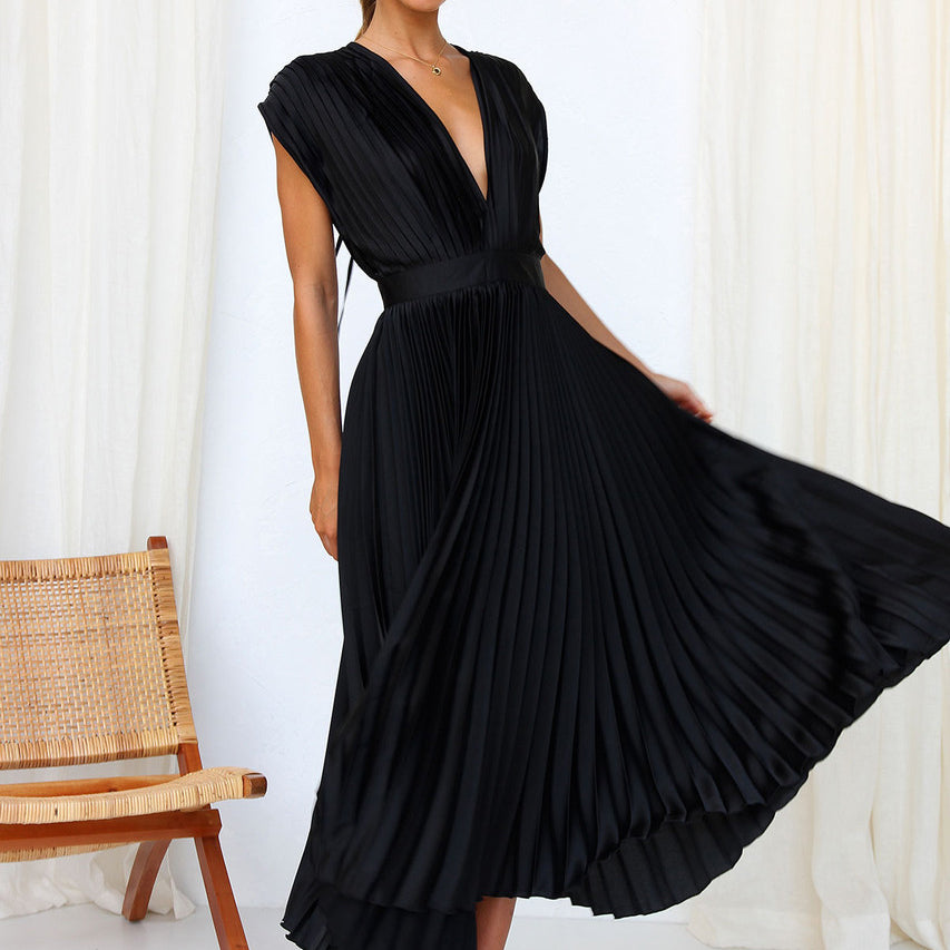 GR - Dress with V-neck