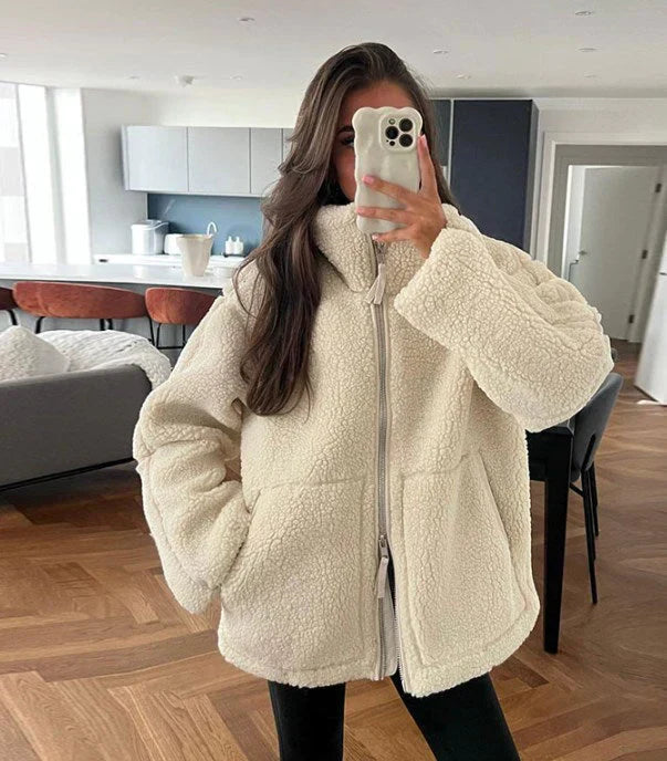 GR - Lambswool jacket for women