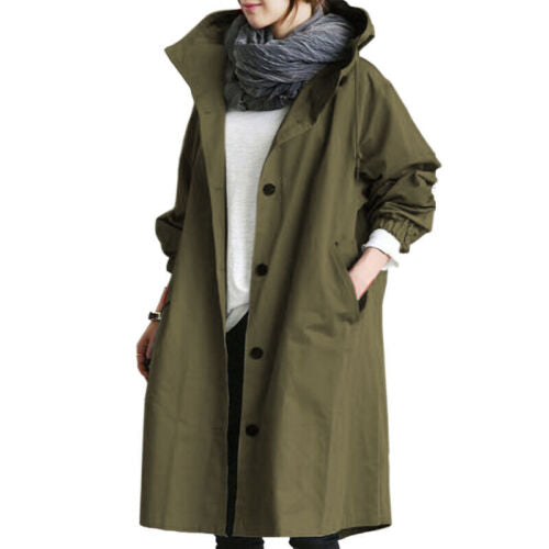 GR | Fashionable long trench coat for women, season 2023