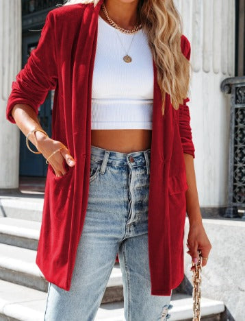 WLF velvet blazer