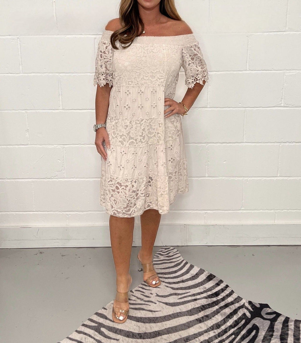 GR - Lace Crochet Dress