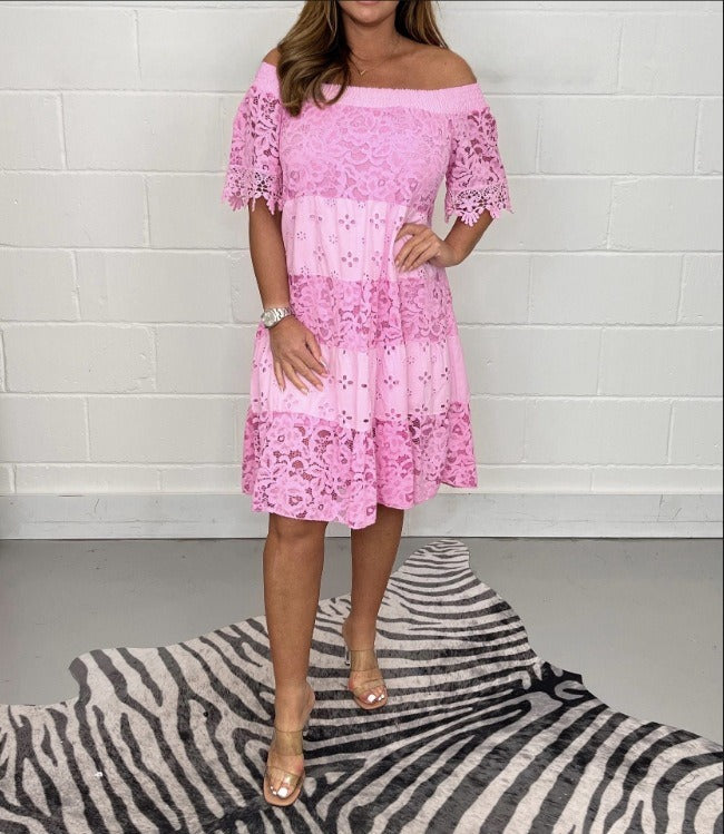 GR - Lace Crochet Dress
