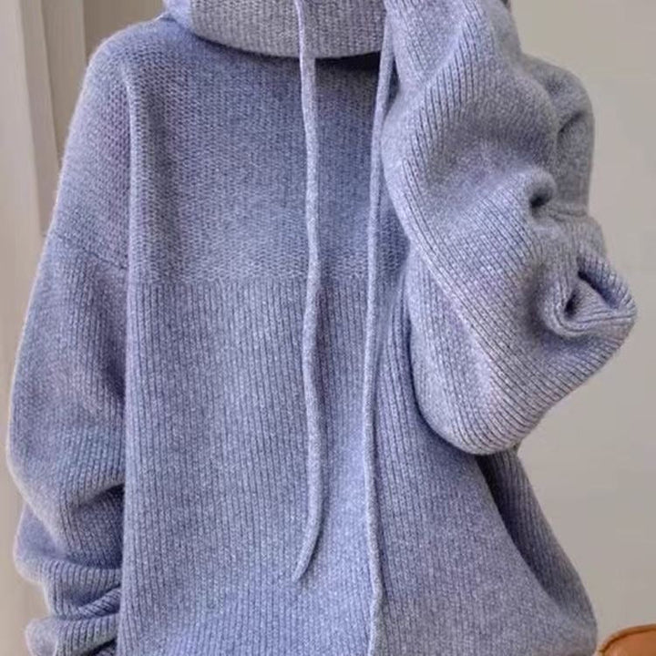 GR | Gestrickter Kapuzenpullover
