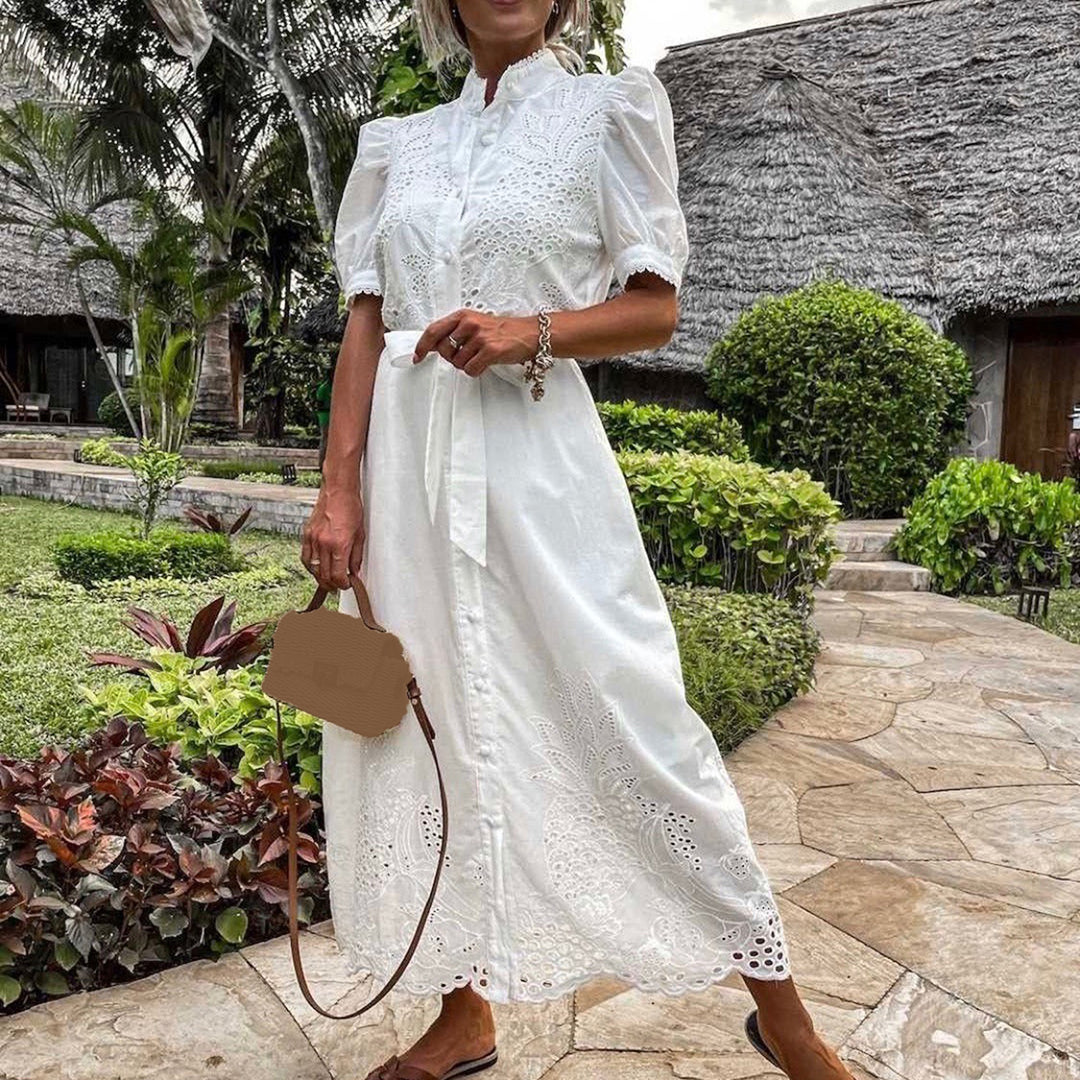 GR - Elegant embroidered summer dress