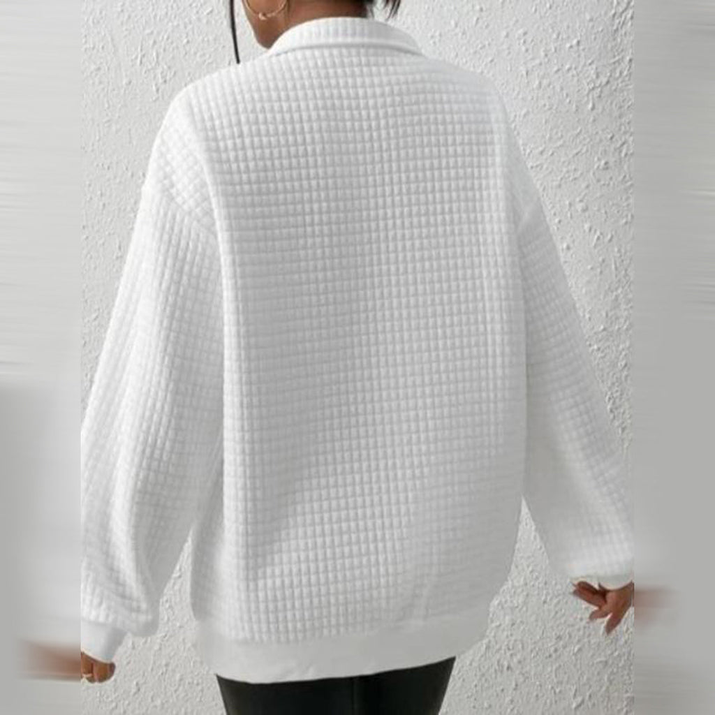 GR | Half-zip sweater for women