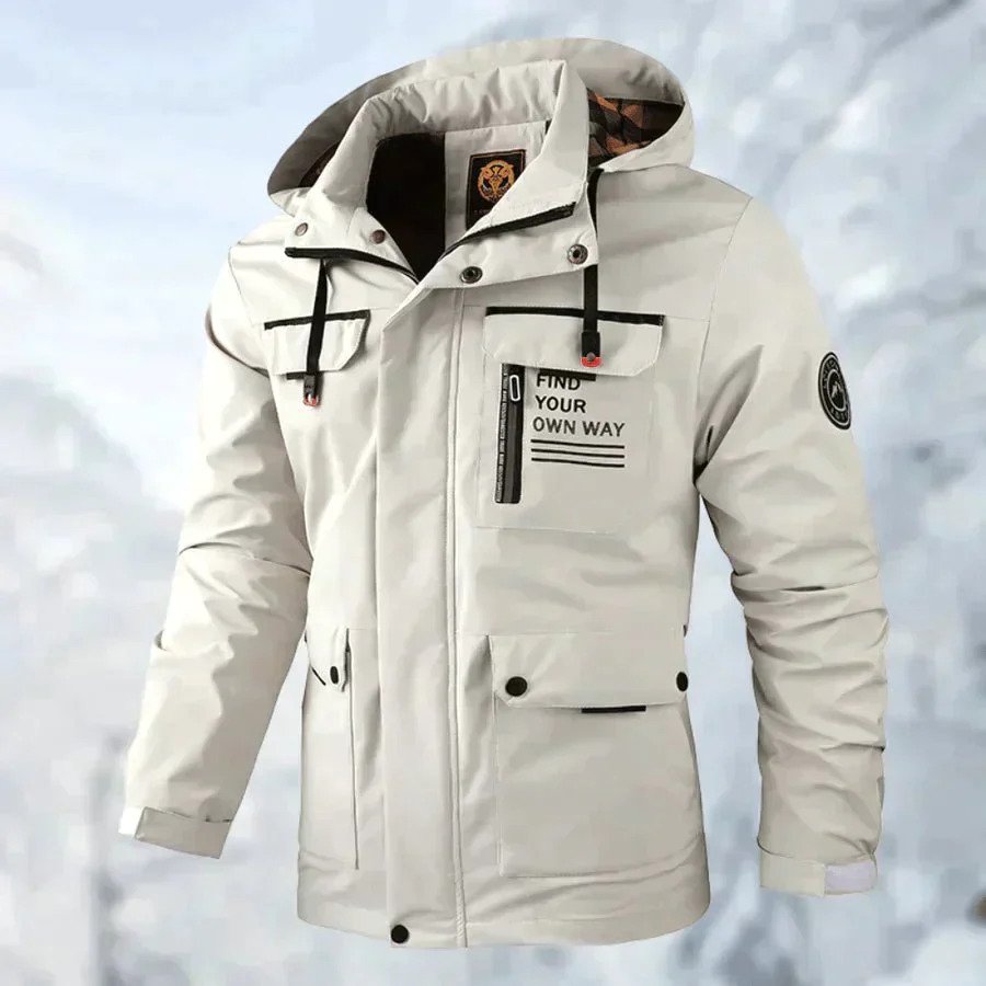 GR | Wasserdichte Jacke für maximalen Wetterschutz – Ideal für alle Wetterbedingungen