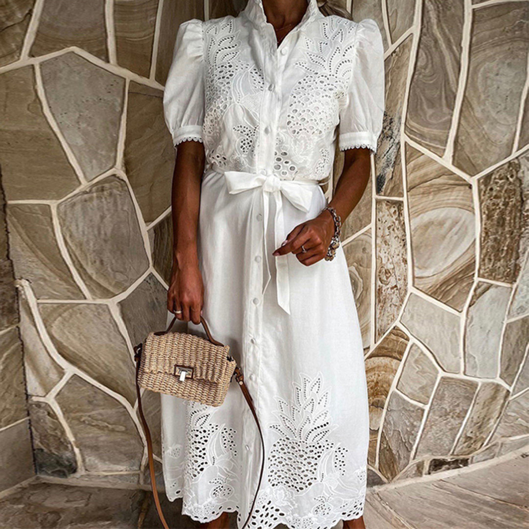 GR - Elegant embroidered summer dress
