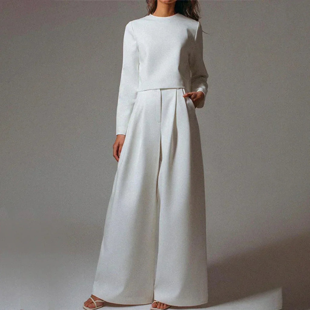 GR | Elegant Two-Piece Palazzo Set