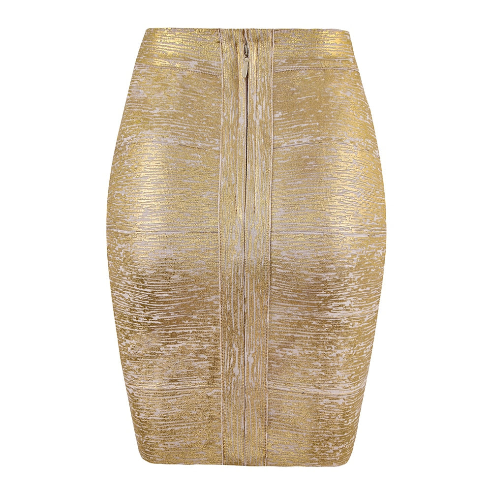 GR | Glitter & Gold Bleistiftrock