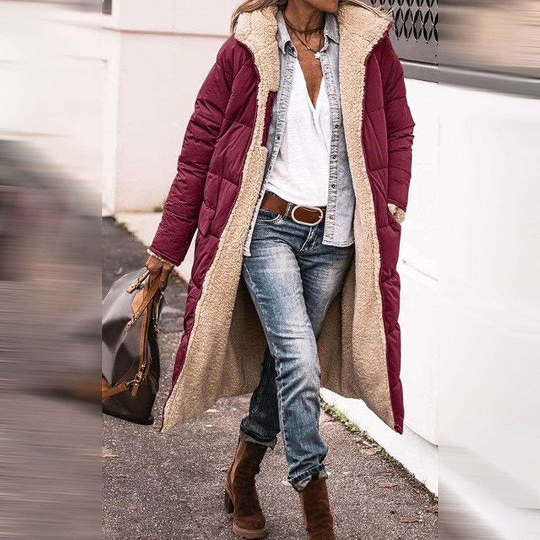GR | Reversible Women's Puffer Jacket - Stylish and warm winter jacket