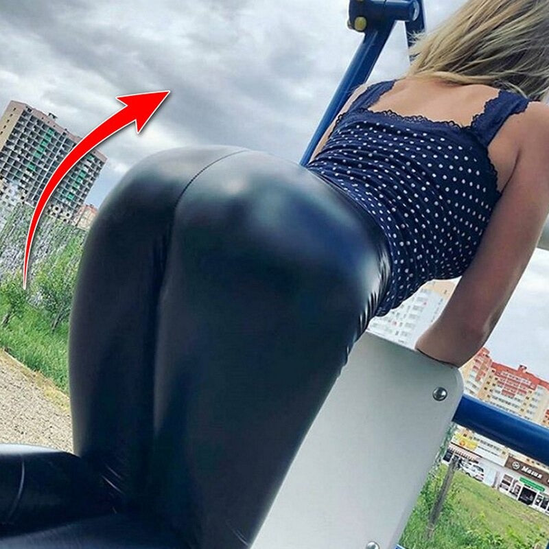 Leather leggings