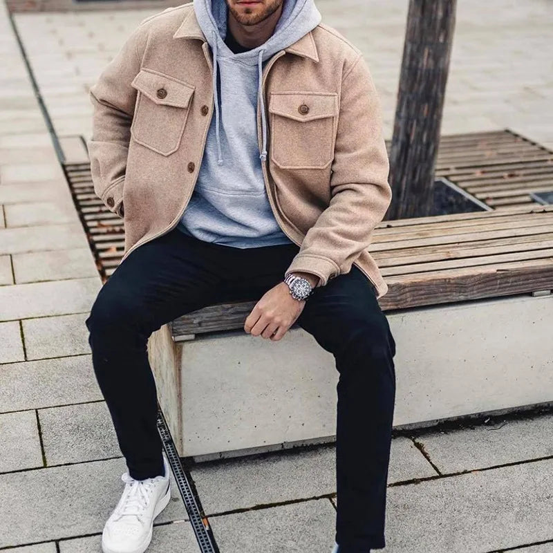 The stylish designer coat