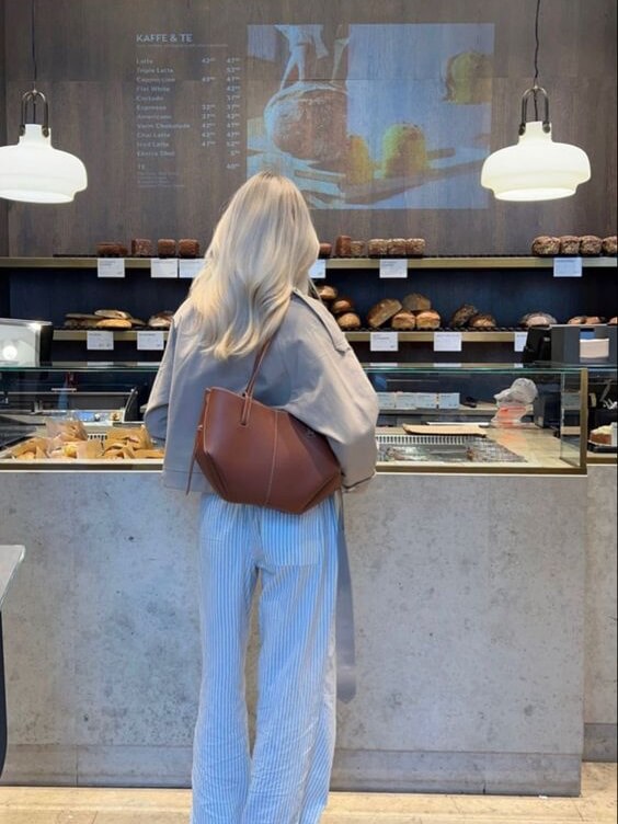GR  - Vintage Tote Bag damen | Geräumige Umhängetasche