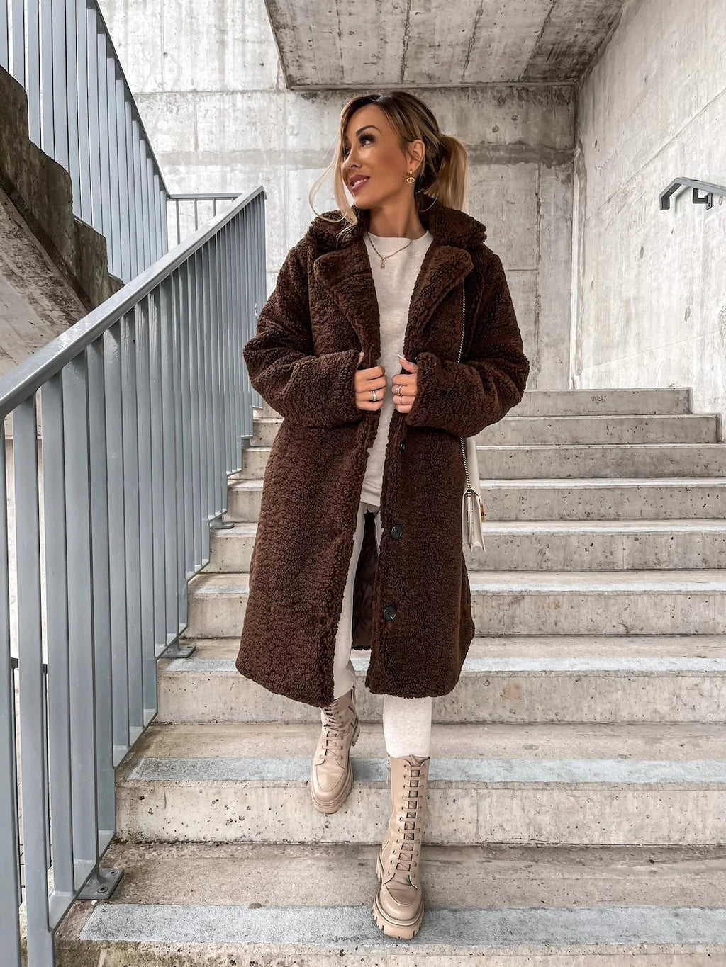 Winter coat made of fine wool