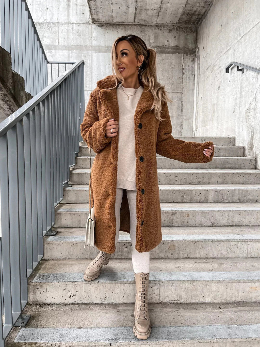 Winter coat made of fine wool