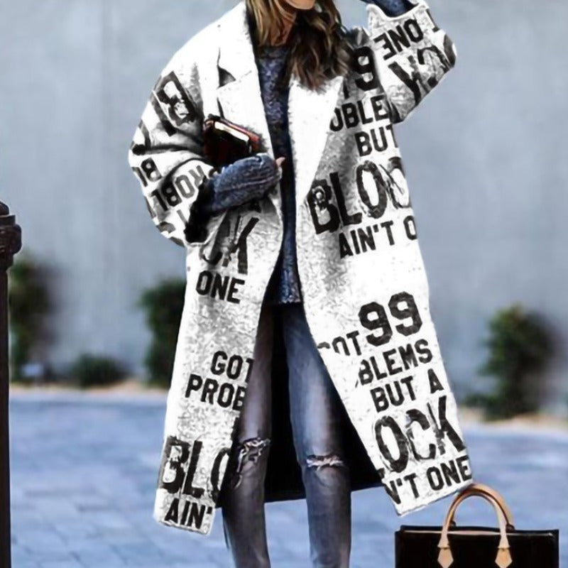 GR - Oversized - Long - Women's Jacket - Winter Jacket