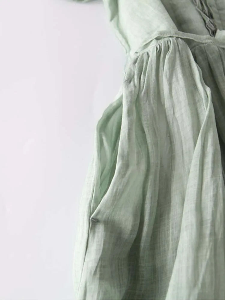 GR | Elegante Leinenkleid