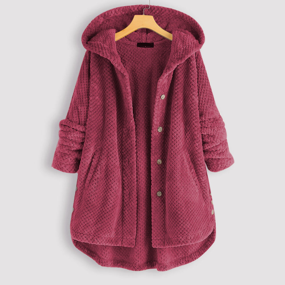 GR | Kapuzenkarte - gemütliche Damen Winterjacke