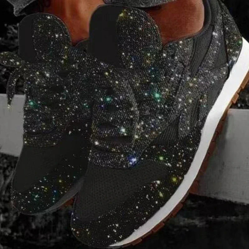 GR | Glittery sequined sports shoes