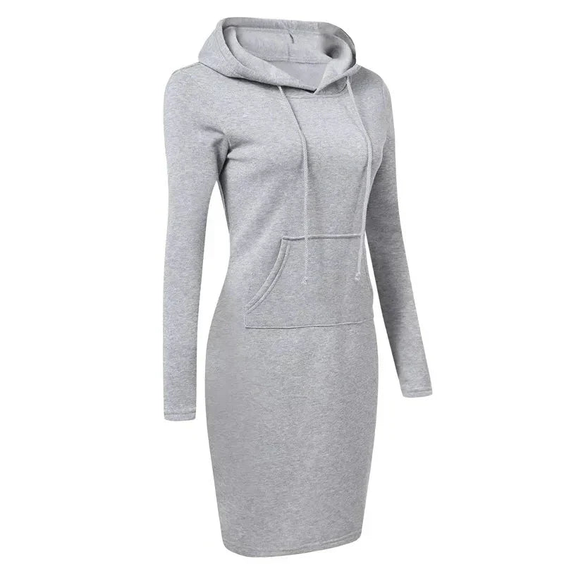 GR - Sweatshirt dress with hood