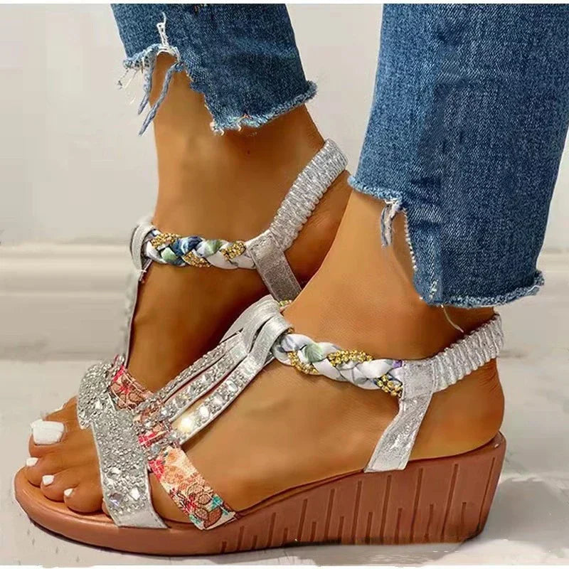 GR - Orthopedic women's wedge sandals