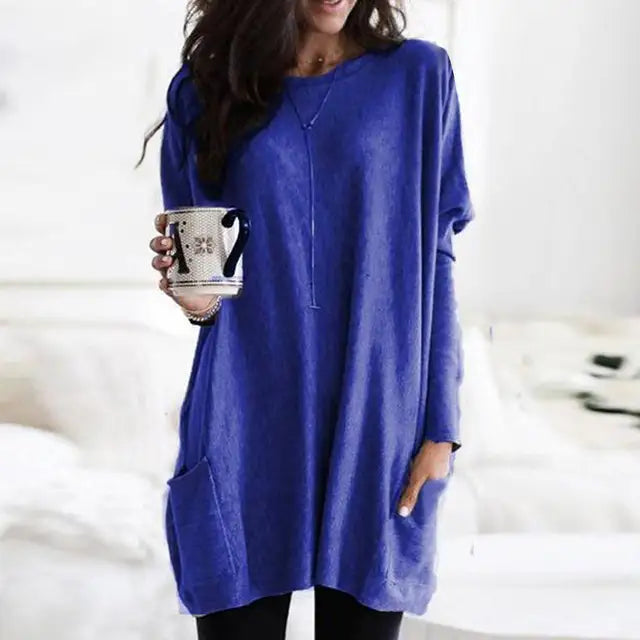GR | Tunic with long sleeves and pockets