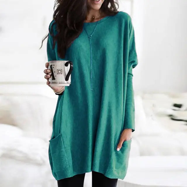 GR | Tunic with long sleeves and pockets