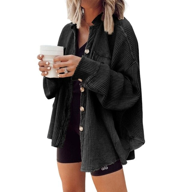 GR Stylische Frühlings Strickjacke