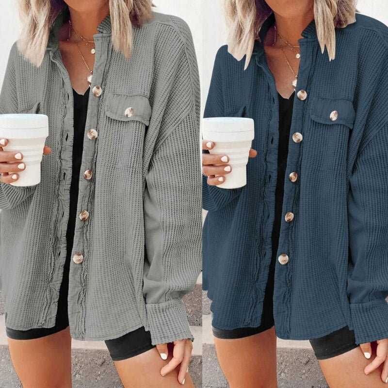 GR Stylische Frühlings Strickjacke