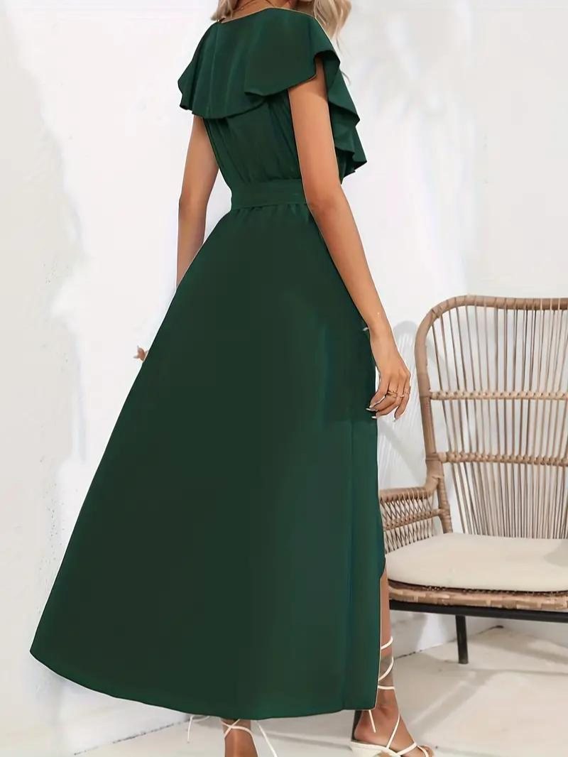 GR | Flowing, elegant V-neck dress