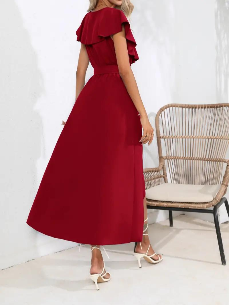GR | Flowing, elegant V-neck dress
